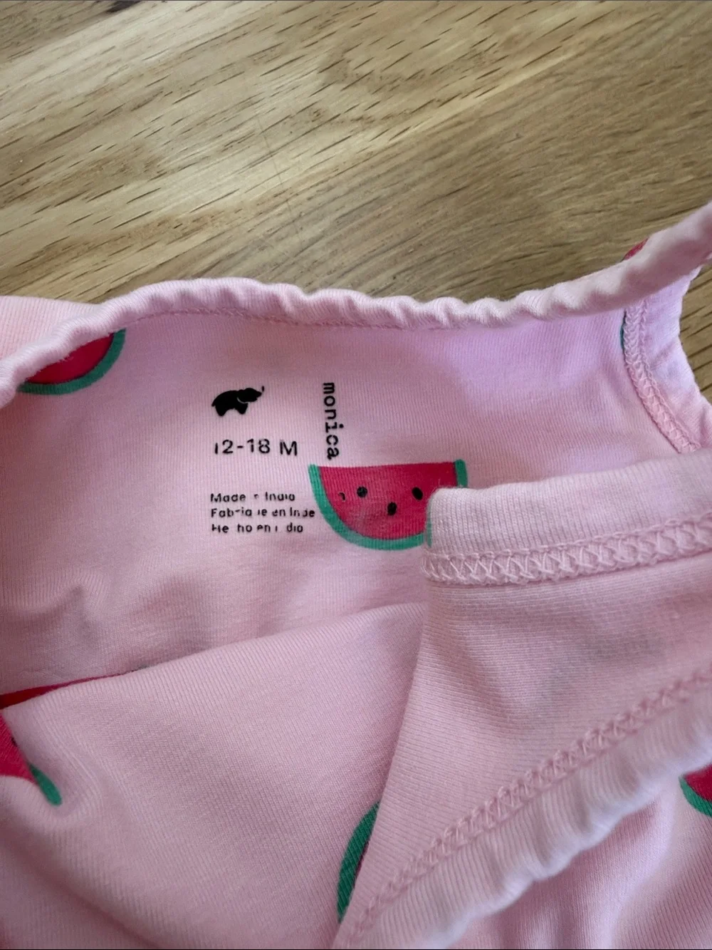Girls Pink Watermelon Tank Top & Shorts Matching Set